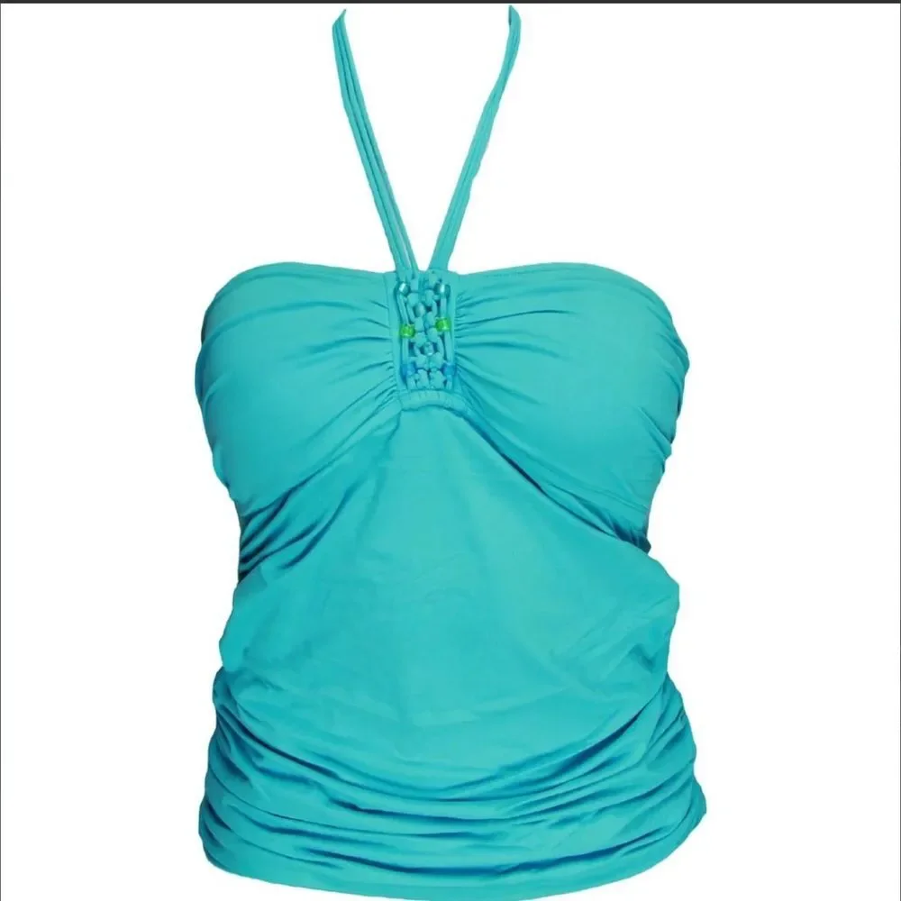 Bleu Rod Beattie Halter Tankini Top